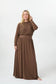BROWN BREA DRESS