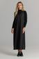 BLACK PINSTRIPE SLIP JUMPER