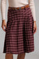 PINK PLAID SKIRT