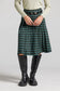 GREEN PLAID SKIRT
