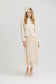 IVORY TWEED BLAZER DRESS