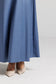 BLUE VELVET PINSTRIPE DRESS