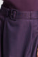 PLUM MIDI PINSTRIPE SKIRT
