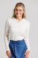 CREAM LAYERED VEST SWEATER