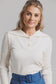 CREAM LAYERED VEST SWEATER