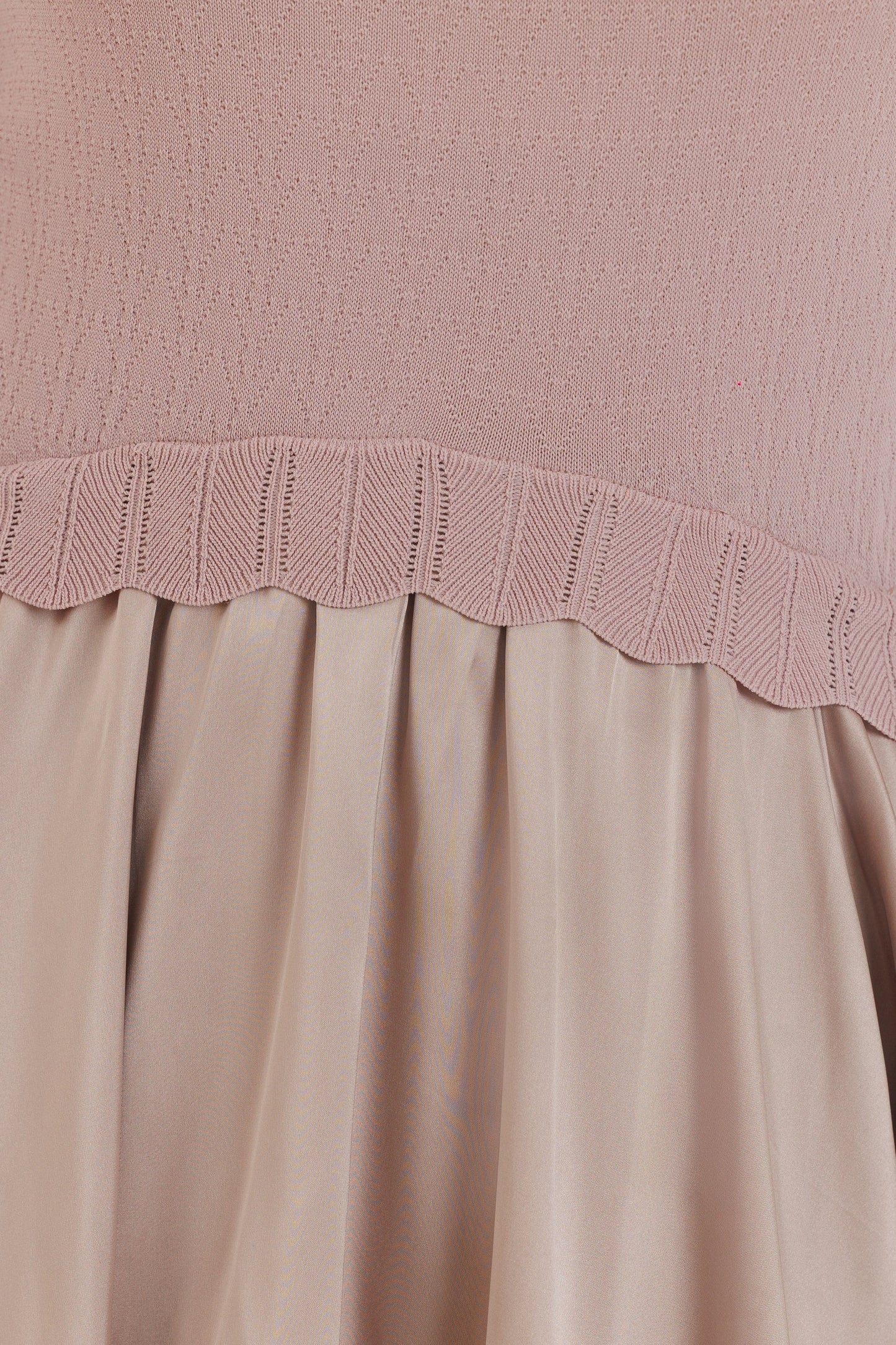 SCALLOPED RUFFLE MAXI MAUVE