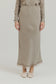 LACE SLIP SKIRT STONE