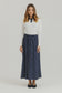 POLKA DOT SKIRT NAVY & WHITE