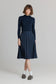 NAVY PINSTRIPE SKIRT