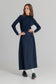 NAVY SUIT SKIRT