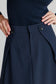 NAVY SUIT SKIRT