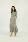SAGE ASYMMETRICAL LACE SKIRT
