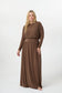 BROWN BREA DRESS
