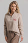 TAN AND RED COASTAL SWEATER