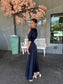 CORSET DRESS ~ NAVY