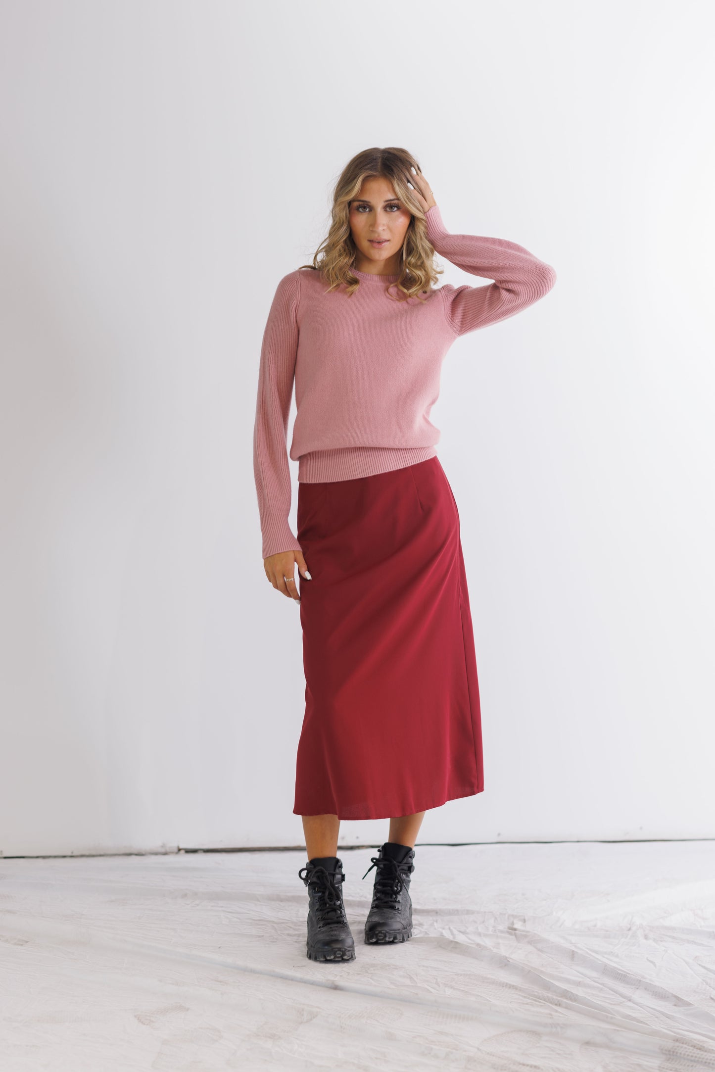 CREPE SKIRT