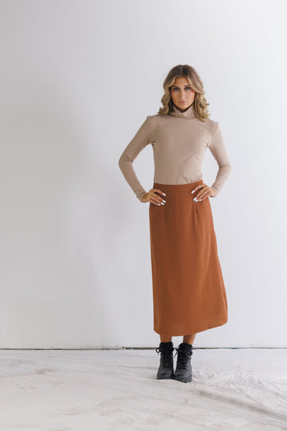 CREPE SKIRT