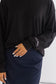 COMFY PULLOVER W CUFF LOGO IN 5 COLORS