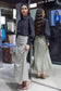 8 PANEL SKIRT AVAILABLE IN 2 PRINTS AND 2 SOLIDS