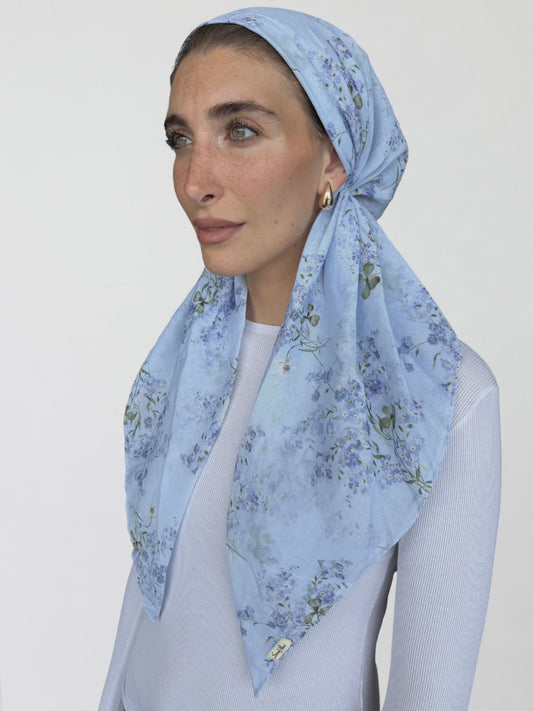 SB (SS26) CLASSIC PRETIED BLUELBELL MIST HEAD SCARF