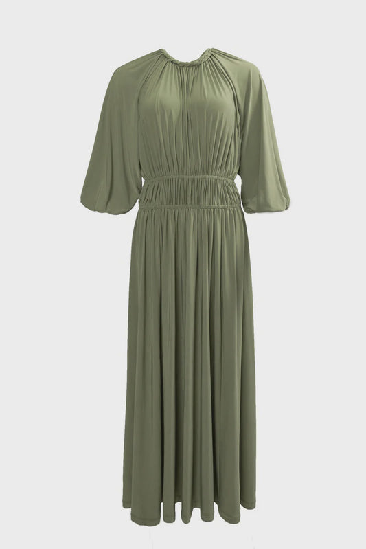PISTACHIO BRAID DRESS