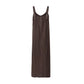 BROWN PINSTRIPE SLIP JUMPER