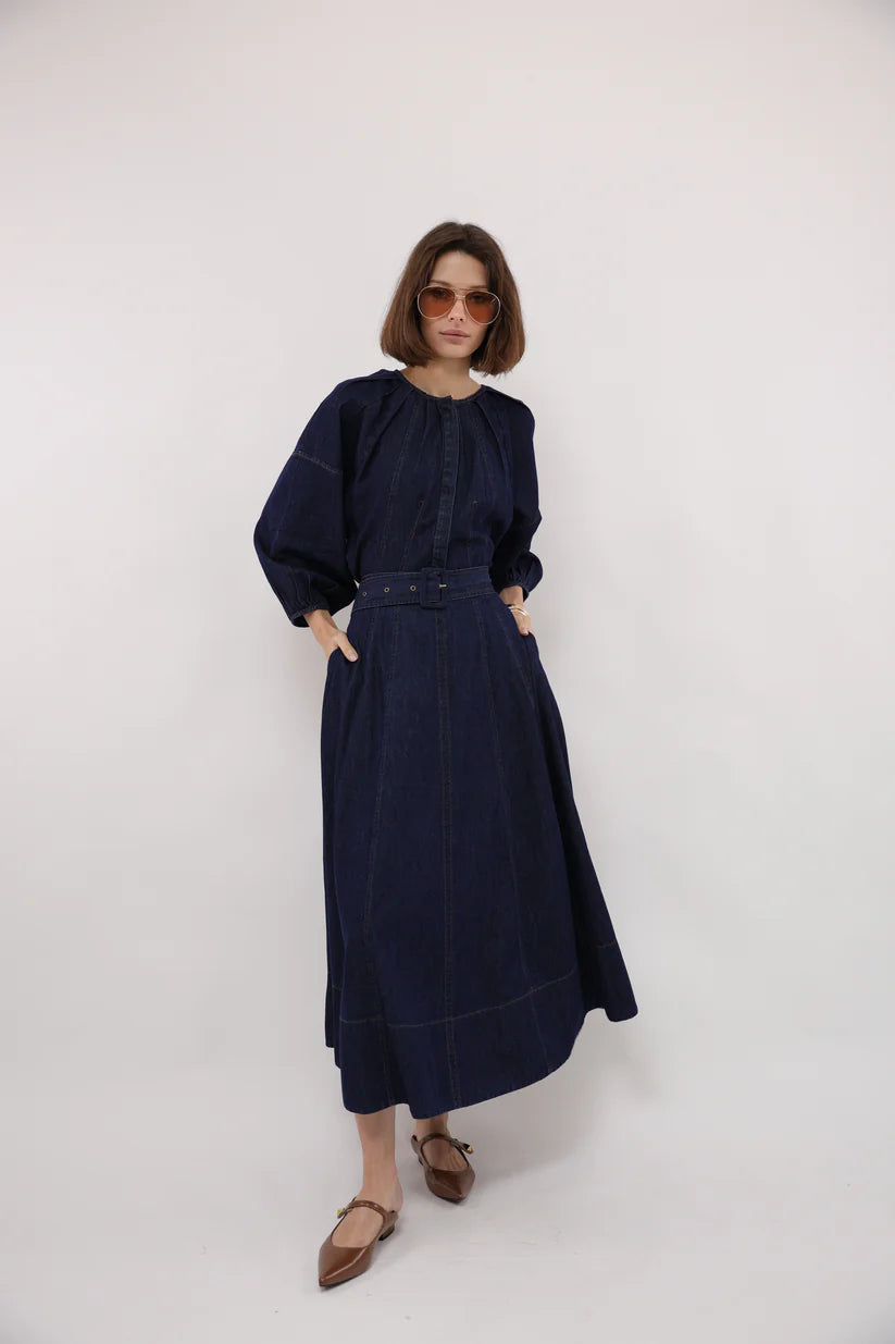 ALLEGRA DENIM SKIRT