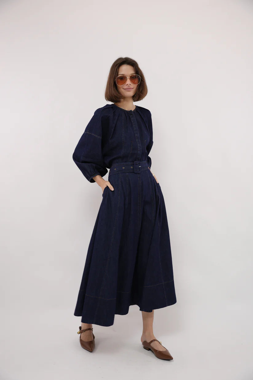 ALLEGRA DENIM SKIRT