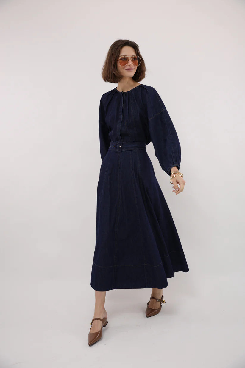 ALLEGRA DENIM SKIRT