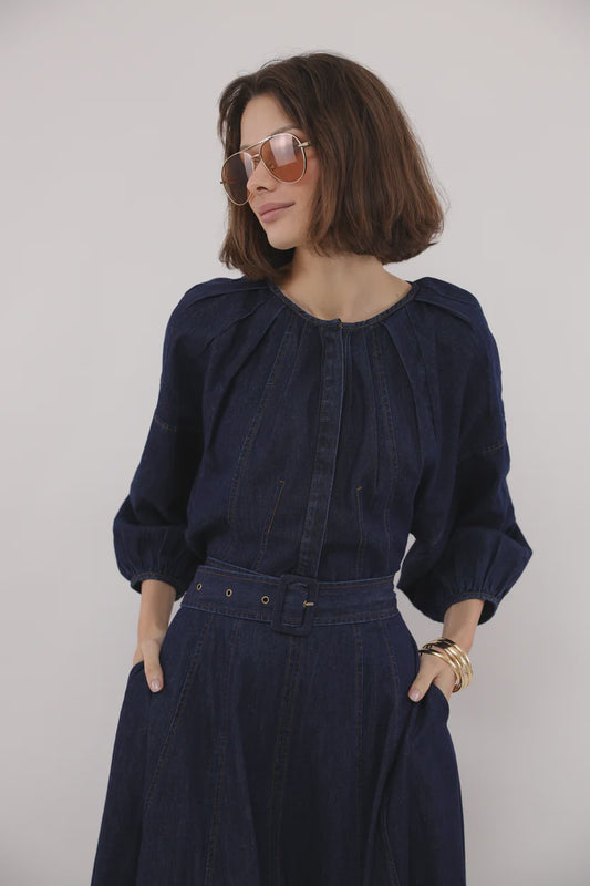 ALLEGRA DENIM TOP