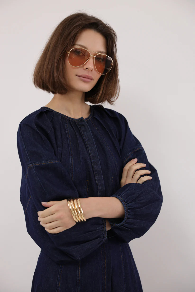 ALLEGRA DENIM TOP