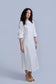 LINEN DRESS AVAILABLE IN TWO COLORS.