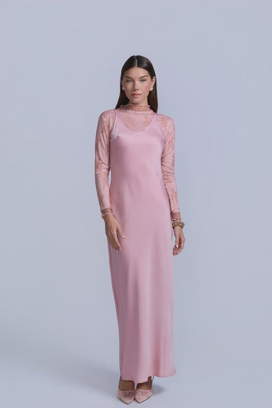 SLIP JUMPER DRESS.