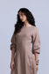 LINEN DRESS AVAILABLE IN TWO COLORS.