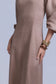 LINEN DRESS AVAILABLE IN TWO COLORS.