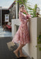 SOPHIE CHIFFON PASTEL FLORAL DRESS