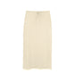 CRINKLE CREAM SKIRT