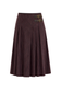 PINSTRIPE PLEATED SKIRT