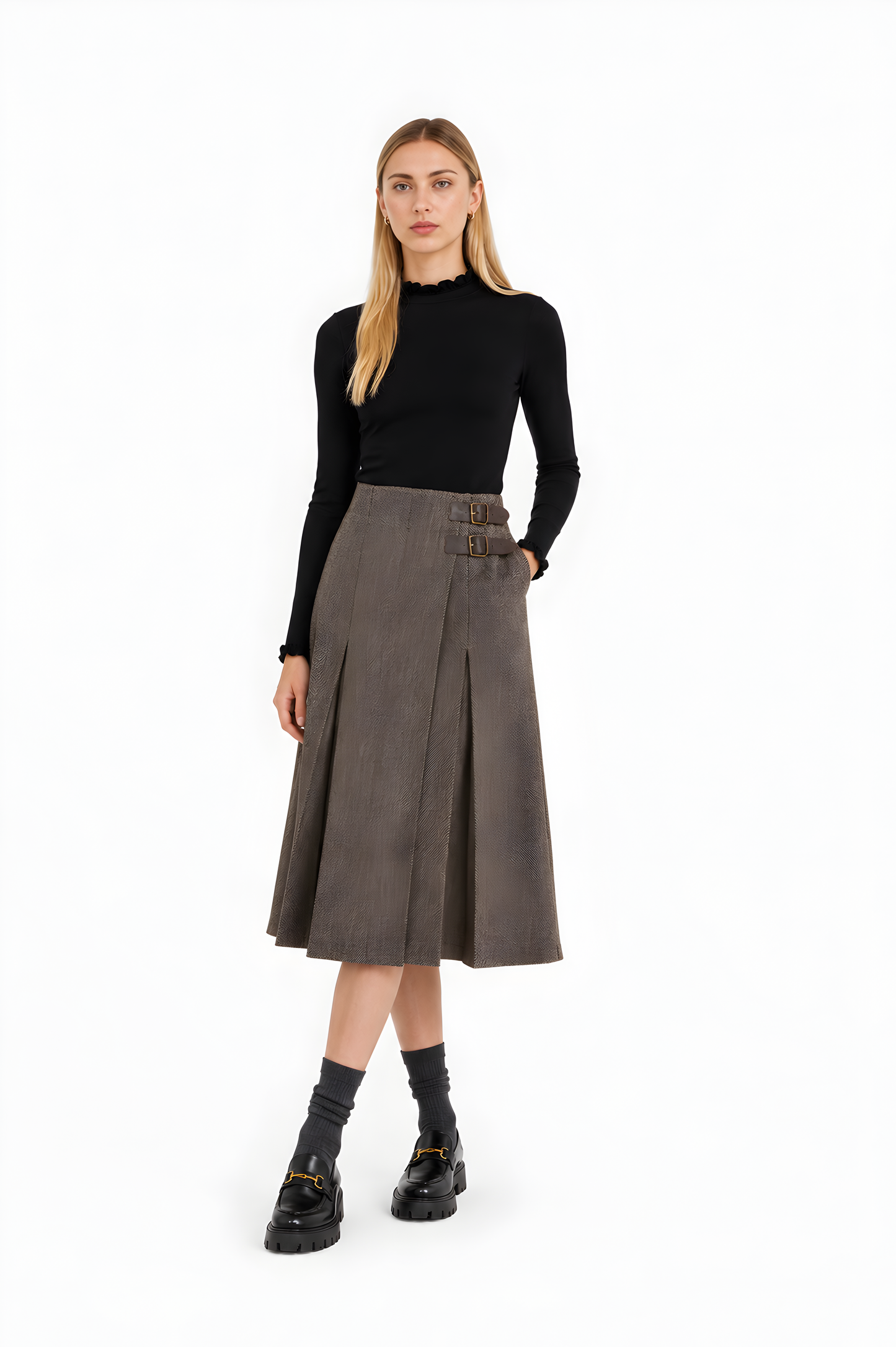 KNIT TOP WITH LACE TRIM AVAILABLE IN 4 COLORS