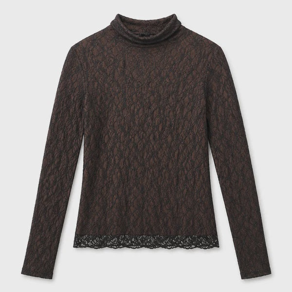 LACE BLACK BONDI TOP