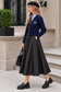 PREPPY CARDIGAN WITH ATTACHED UNIFORM SHIRT