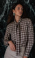 BROWN PLAID AROSA TOP