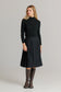 BLACK PLEATED SKIRT
