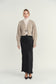 SABLE BUCKLE OVERSIZED CARDIGAN