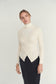 CREAM V-NECK SWEATER