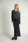NAVY DRAPE BODYSUIT