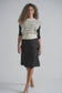 BLACK AND WHITE STRIPE VEST
