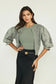 SAGE POINTELLE CARDIGAN