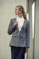 NAVY PLAID BLAZER