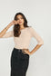 BLUSH SCALLOPED TOP